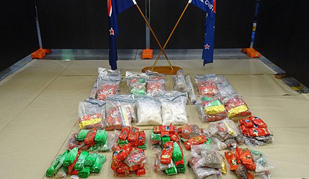 Seized Meth 2 Seized packages containing $176M worth of meth