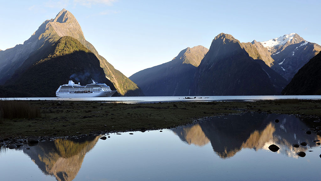 Cruise Ship In NZ